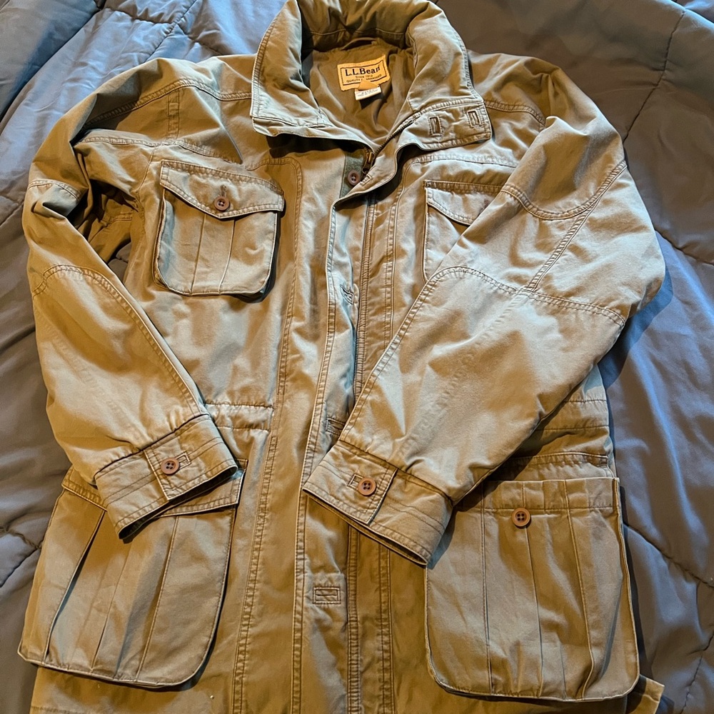 LL Bean Khaki Jacket